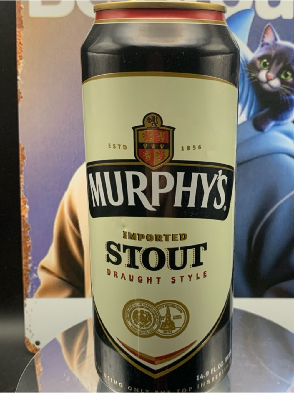 Vintage Beer Can Murphy's Imported Draught Style Stout Tab 14.9 Ounce Empty